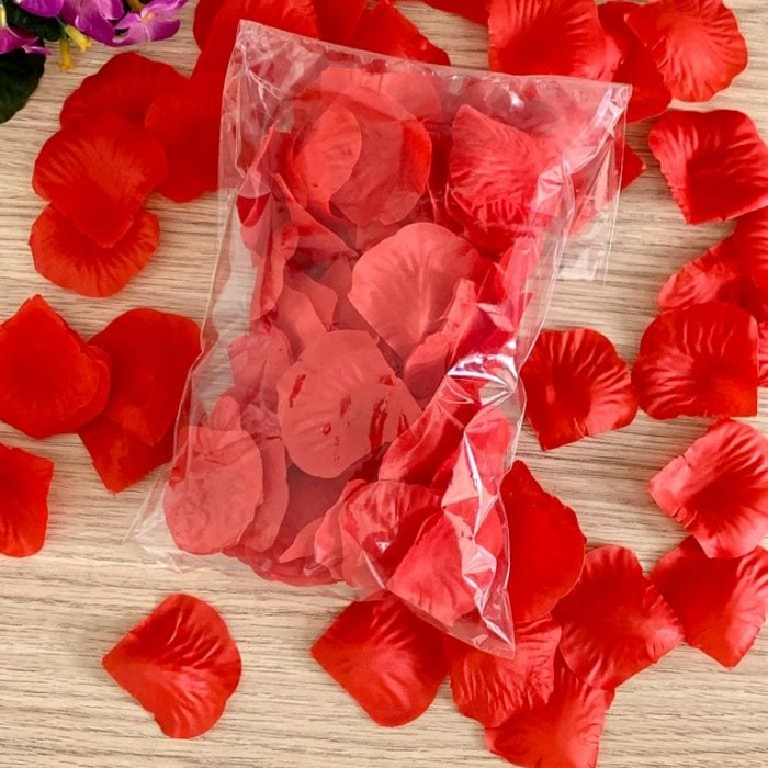 Pétalas Artificiais Vermelha 100un