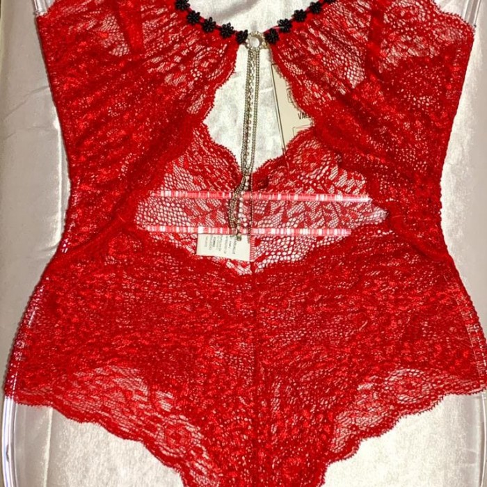 Body Babilônia vermelho