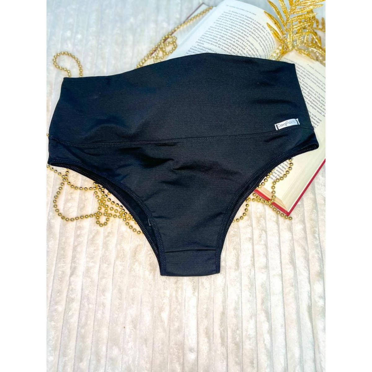 Calcinha Confort Plus Preto 52