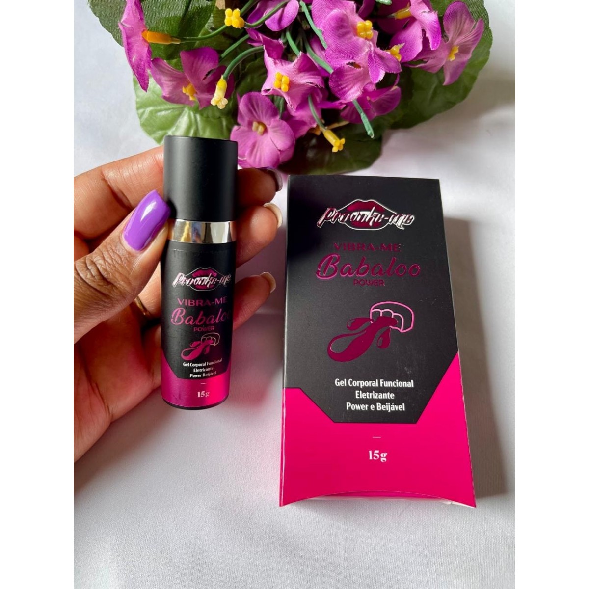 Gel Eletrizante Beijável Vibra-me Babaloo Power 15g