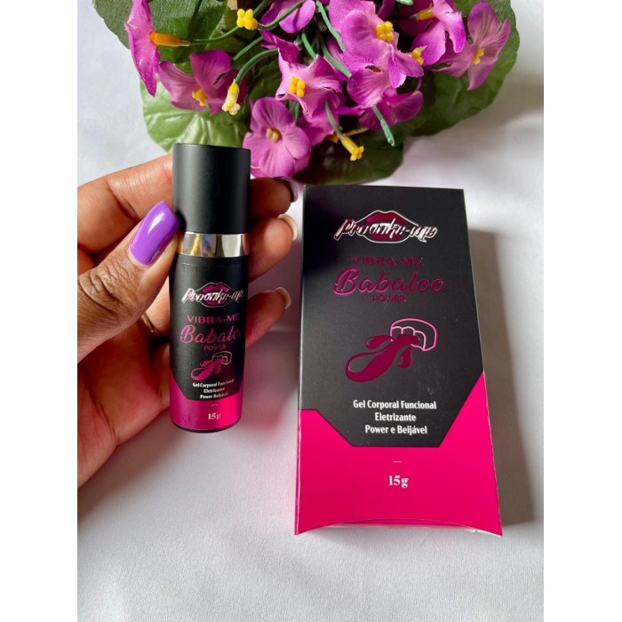Gel Eletrizante Beijável Vibra-me Babaloo Power 15g 