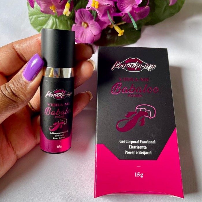 Gel Eletrizante Beijável Vibra-me Babaloo Power 15g 