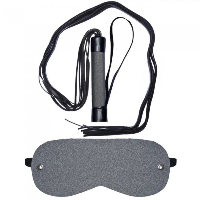 Kit 50 Tons com Chicote 8 Tiras e Venda Cinza