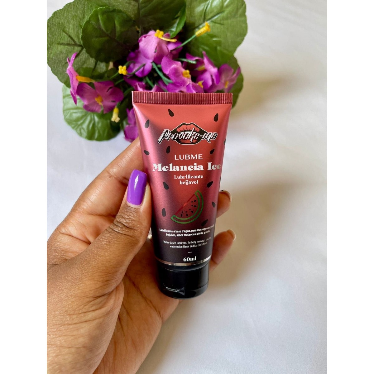 Lubrificante Lubme Melancia Ice Beijável 60ml