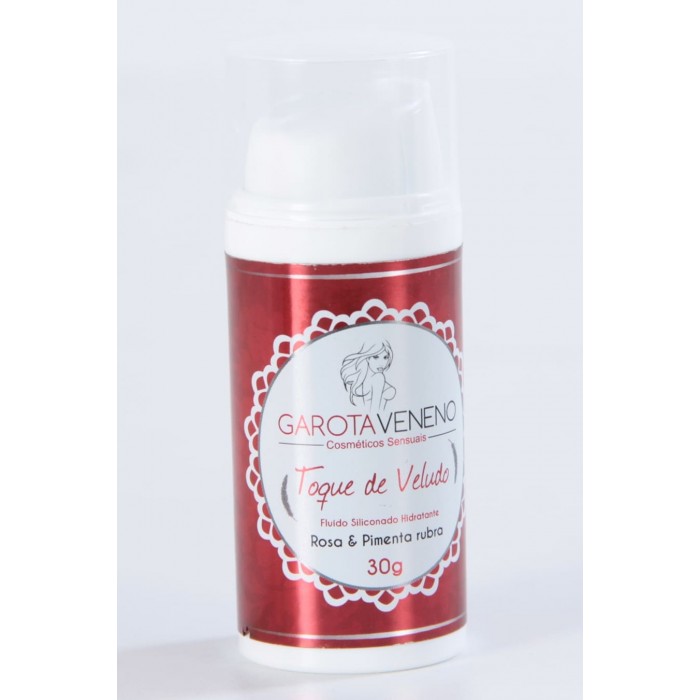 Lubrificante Siliconado Rosa e Pimenta Rubra 30g