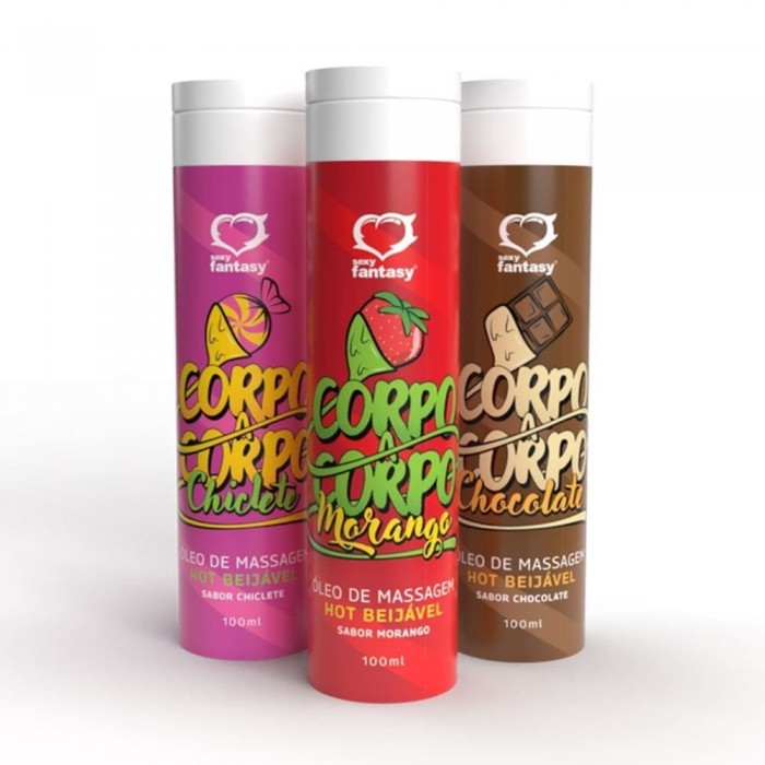 Óleo de Massagem Beijável Hot 100ml