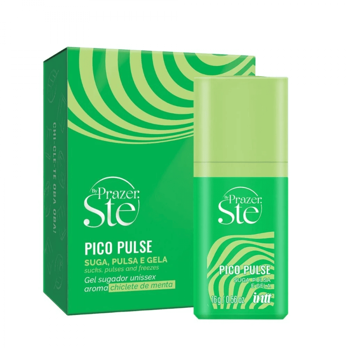 Pico Pulse Chiclete de Menta – Gel com Efeito de Sucção