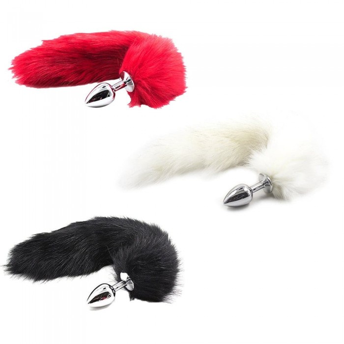 Plug Anal Pequeno com Cauda