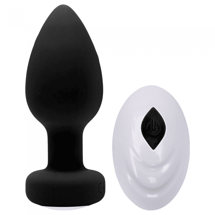 Plug Anal Silicone com Vibro e Controle Remoto