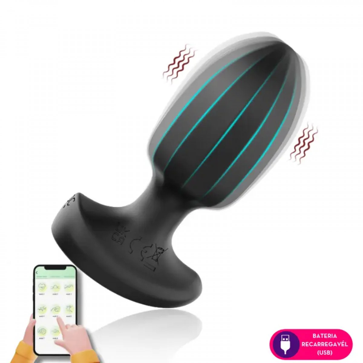 Plug Anal Vibratório via App