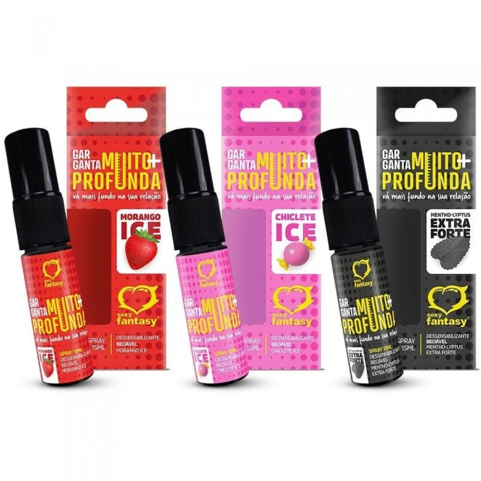 Spray Beijável Garganta Profunda Ice 15ml