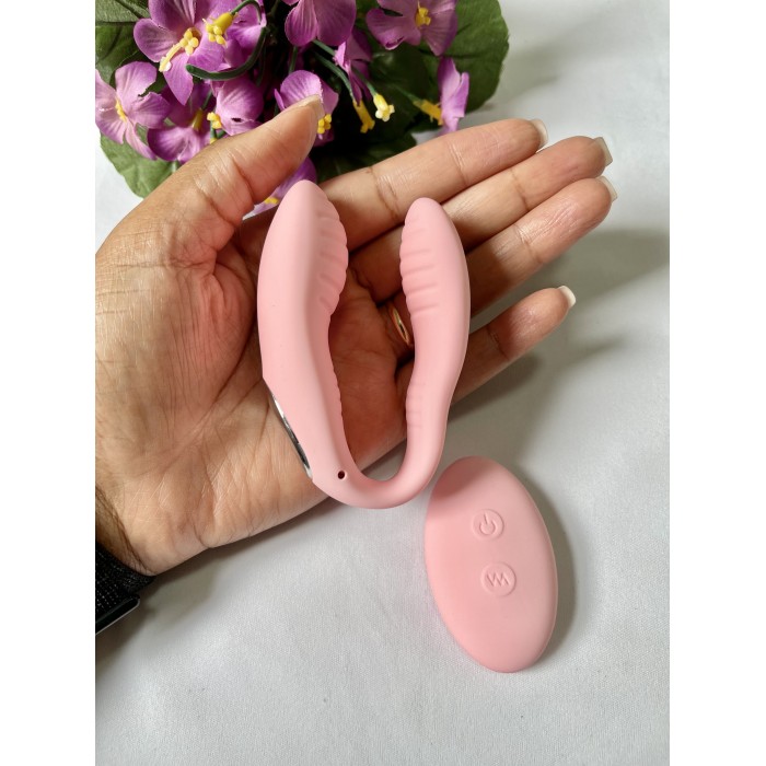 Vibrador de Casal 10 Vibrações com Controle Remoto 