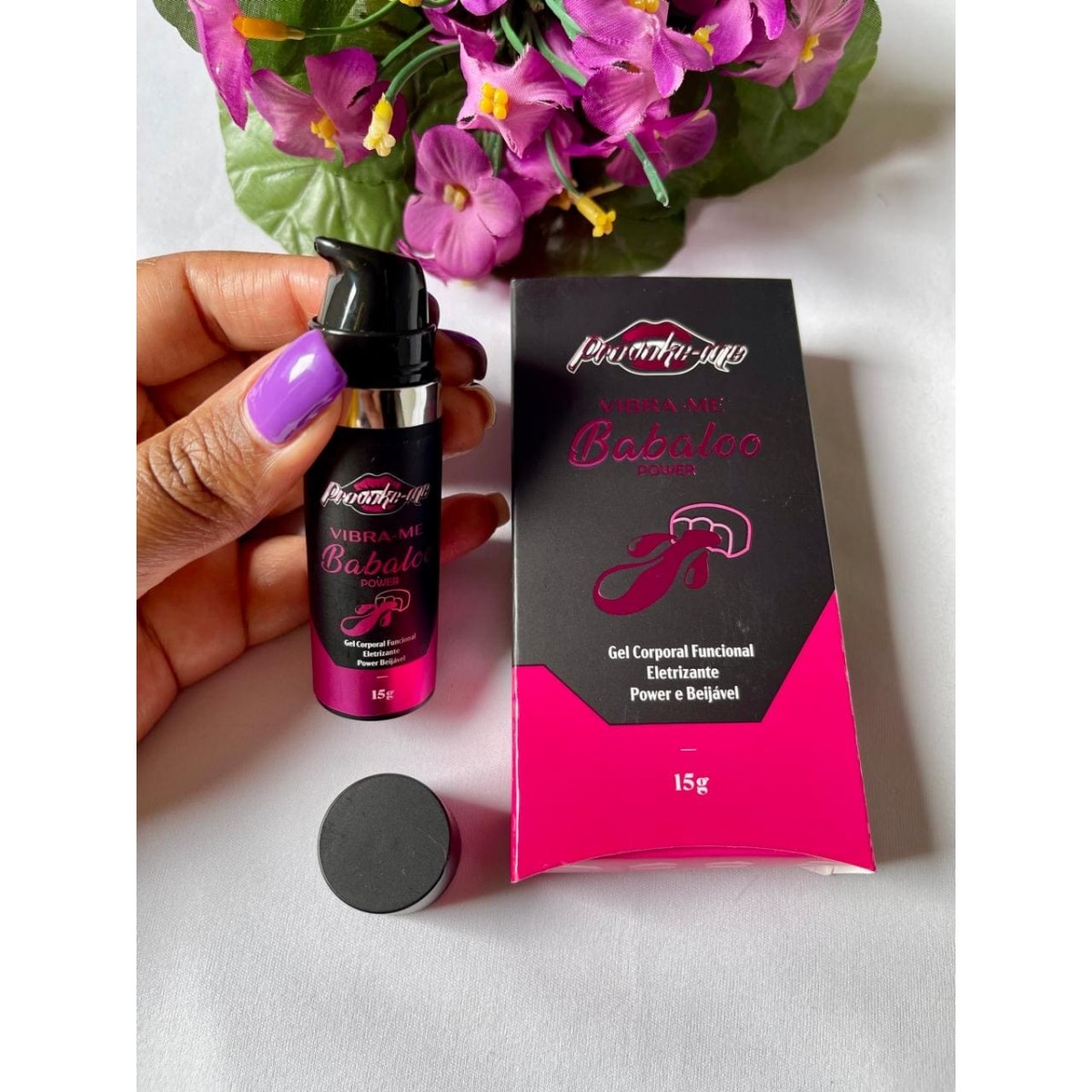 Gel Eletrizante Beijável Vibra-me Babaloo Power 15g