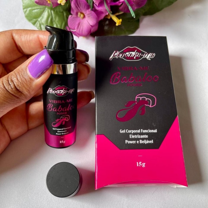 Gel Eletrizante Beijável Vibra-me Babaloo Power 15g 