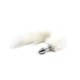 Plug Anal Pequeno com Cauda O plug anal pequeno com cauda é feito de aço inoxidável em formato cônico com cauda em sua base. Plug Anal Pequeno com Cauda
