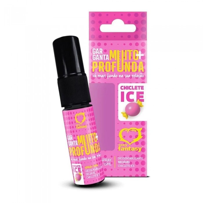 Spray Beijável Garganta Profunda Ice 15ml