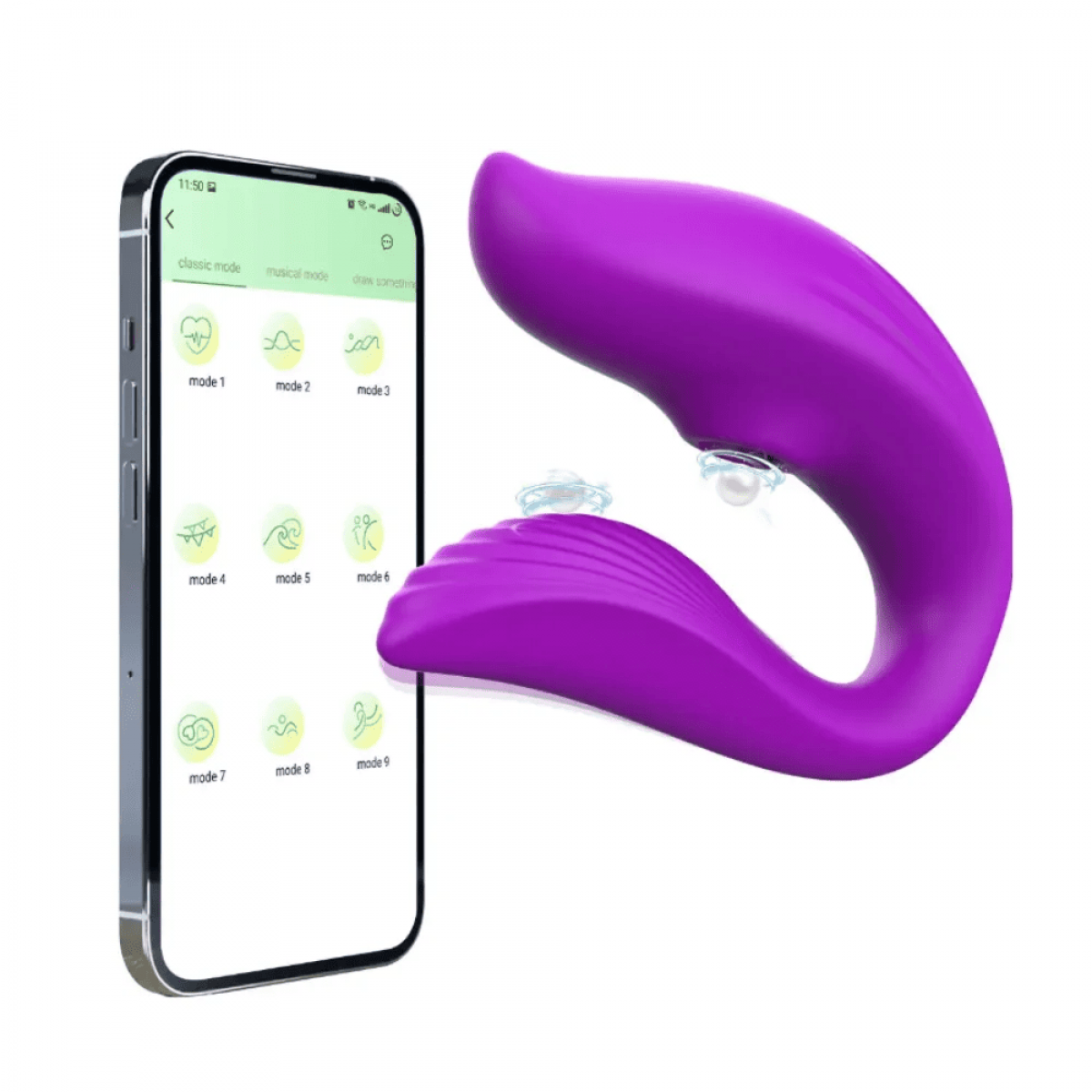 Vibrador Casal por App
