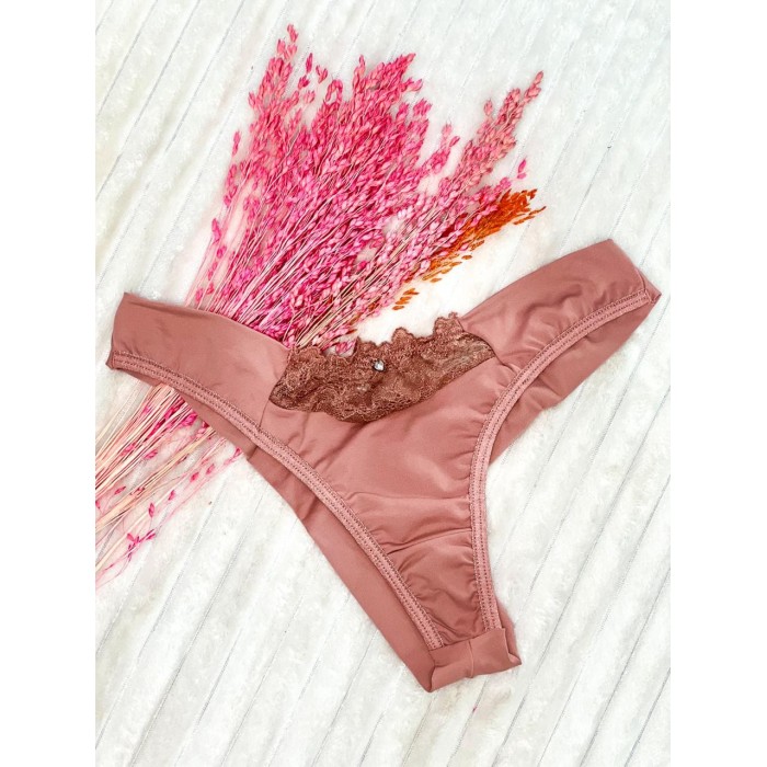 Calcinha Poliamida Salmon 