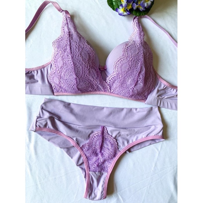 Conjunto Angel Lilás Tamanho M Conjunto Angel Lilás Tamanho M