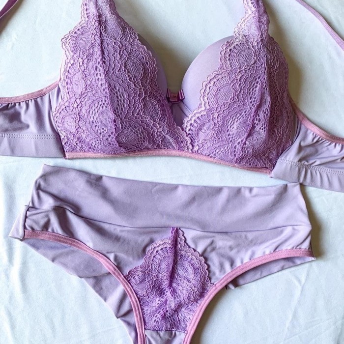 Conjunto Angel Lilás Tamanho M