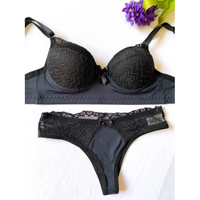 Conjunto Preto Tamanho P