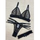 Conjunto em Tule e Renda sem Bojo
