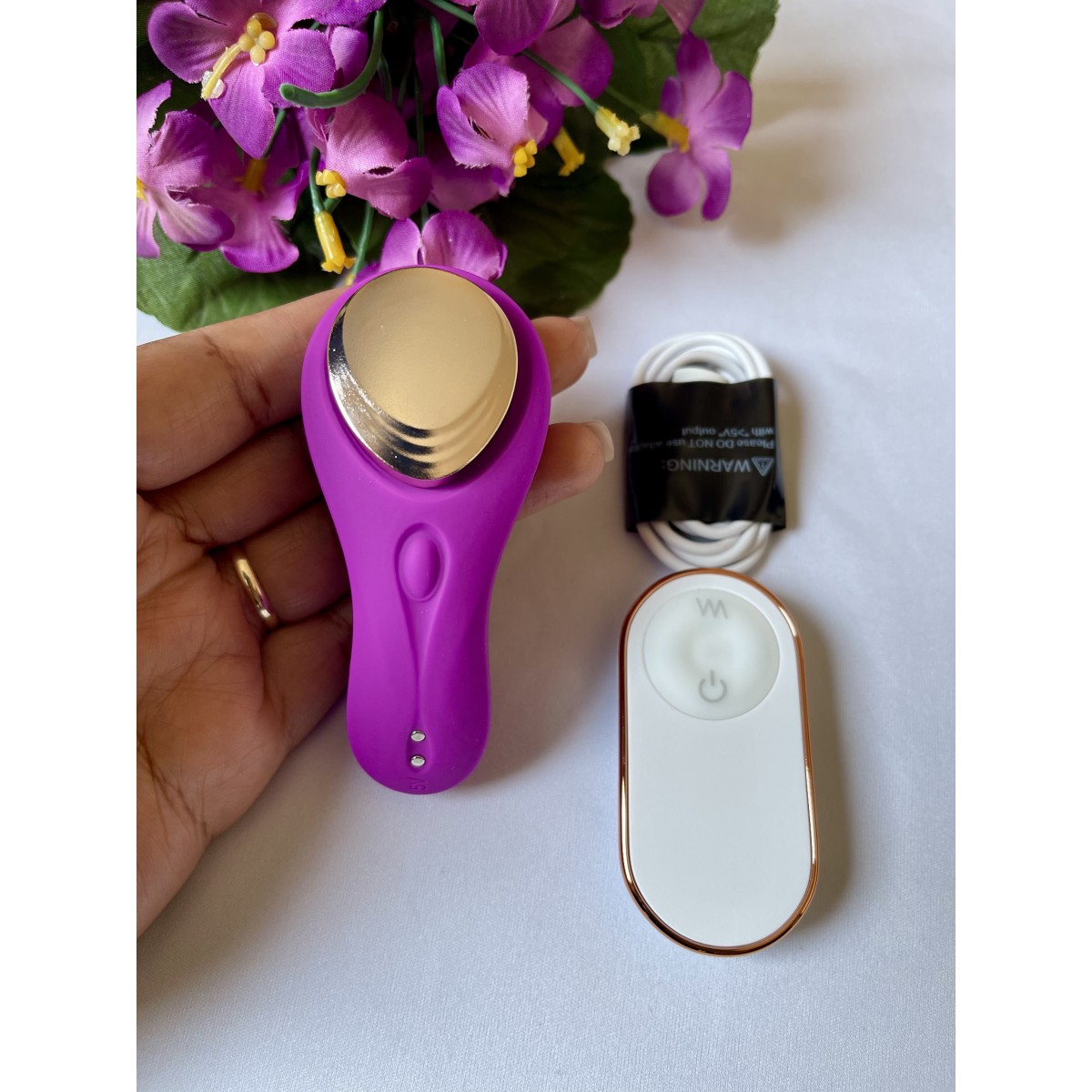 Vibrador de Calcinha 9 Vibrações Controle Remoto