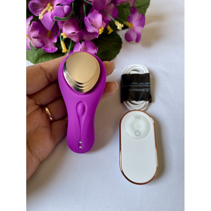 Vibrador de Calcinha 9 Vibrações Controle Remoto 