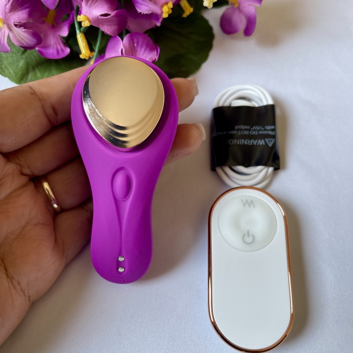 Vibrador de Calcinha 9 Vibrações Controle Remoto 