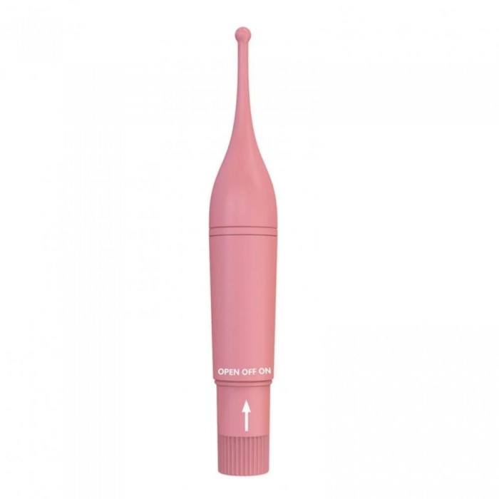 Vibrador Estimulador Clitóris com Ponta Arredondada Rosa  Vibrador Estimulador Clitóris com Ponta Arredondada Rosa