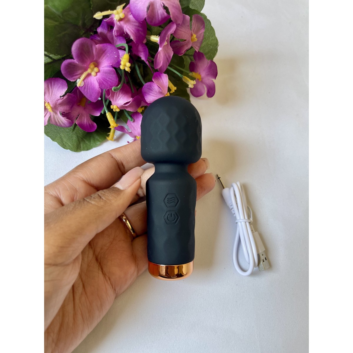 Vibrador Estimulador Mini Varinha 10 Vibrações