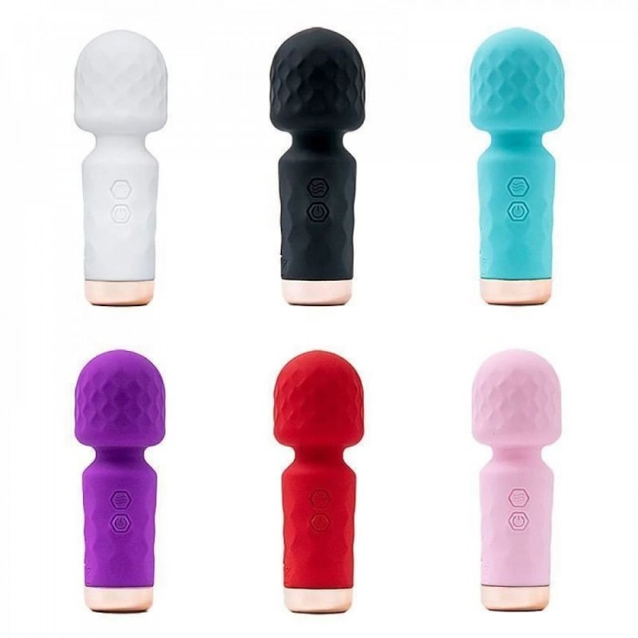 Vibrador Estimulador Mini Varinha Mágica 10 Vibrações Vibrador Estimulador Mini Varinha Mágica 10 Vibrações