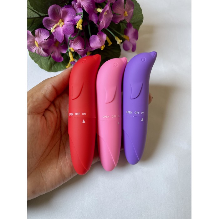 Vibrador Golfinho Ponto G Aveludado 