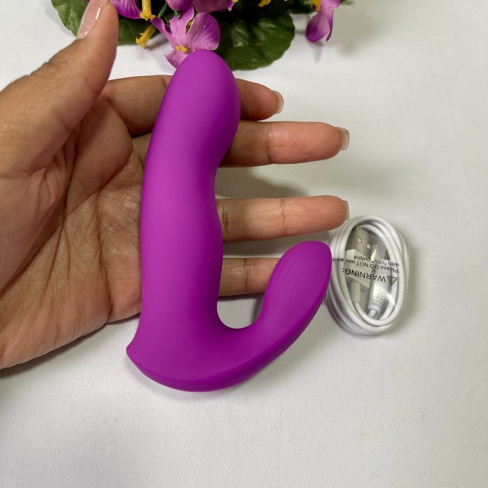 Vibrador Ponto G com Dedilhar e Vibração 9 Modos Recarregável 