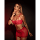 Conjunto com Saia em Tule e Detalhes em Renda