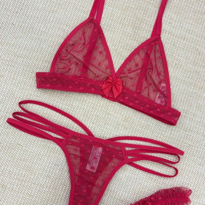 Conjunto em Tule e Renda sem Bojo