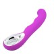 Vibrador com Curvatura Ponto G com Alça O vibrador com curvatura ponto G com alça tem um toque aveludado e detalhes metalizados. Vibrador com Curvatura Ponto G com Alça