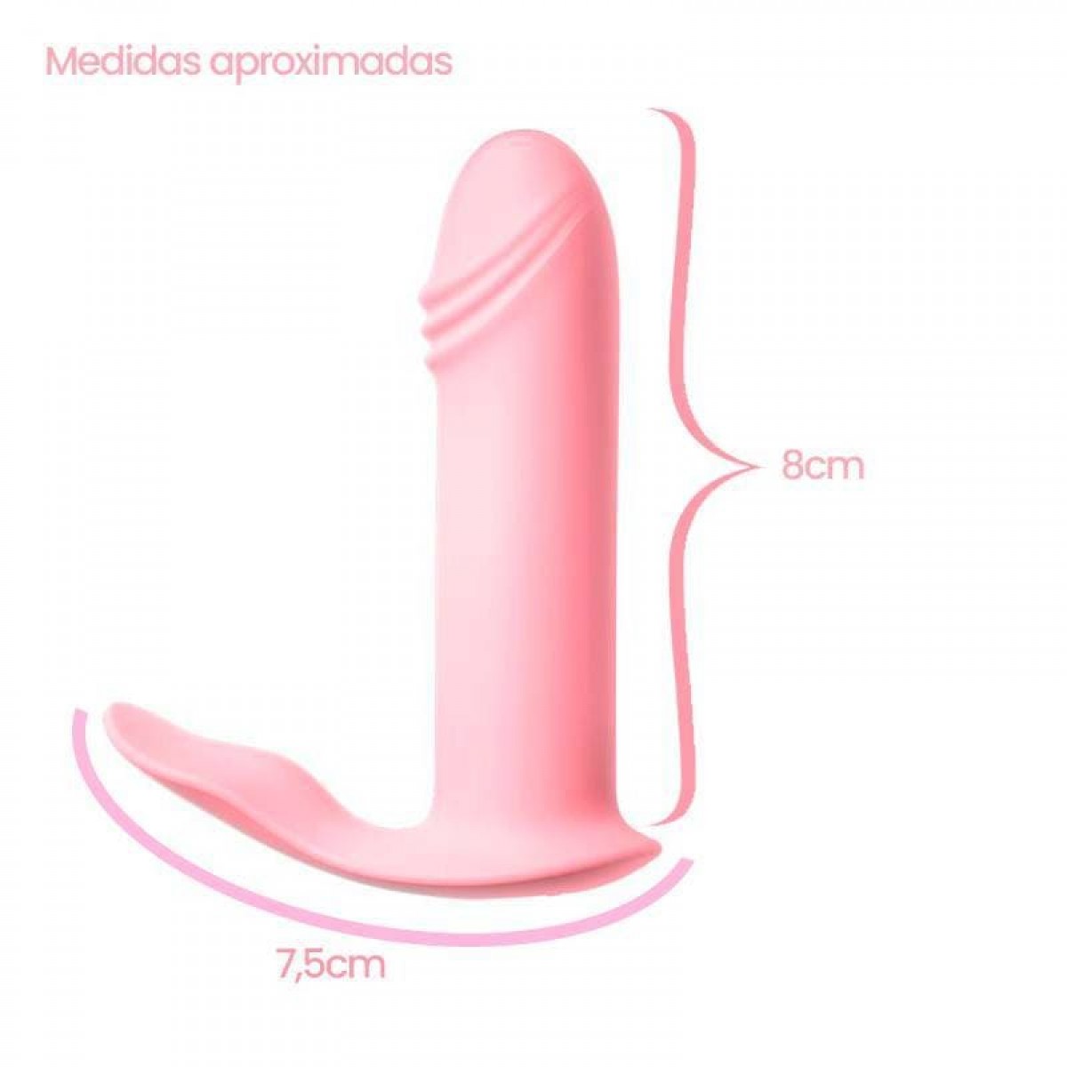 Vibrador Estimulador 10 Vibrações App Roxo