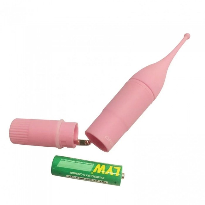 Vibrador Estimulador Clitóris com Ponta Arredondada Rosa  Vibrador Estimulador Clitóris com Ponta Arredondada Rosa