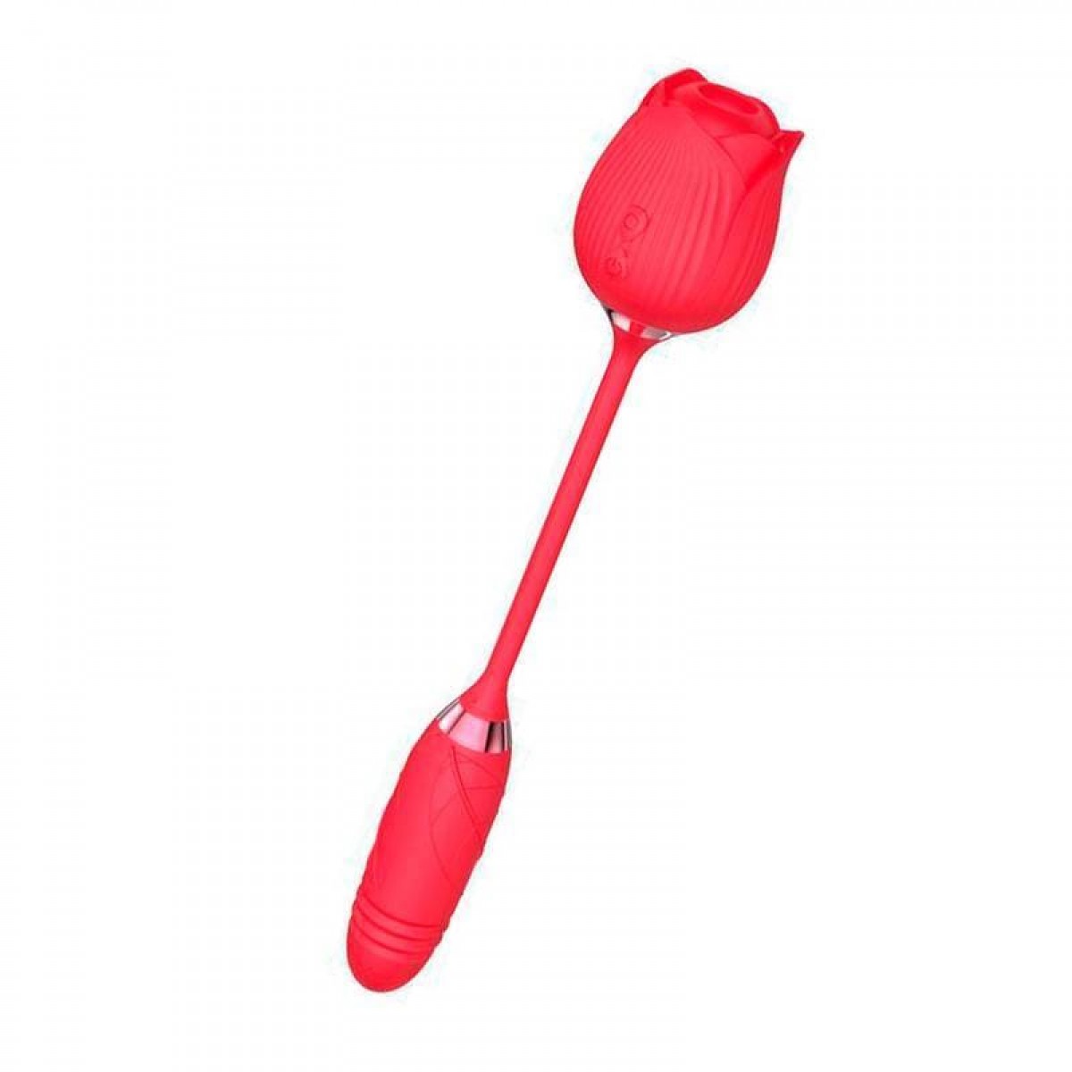 Vibrador Estimulador formato de Flor com Sucção e Vai e Vem