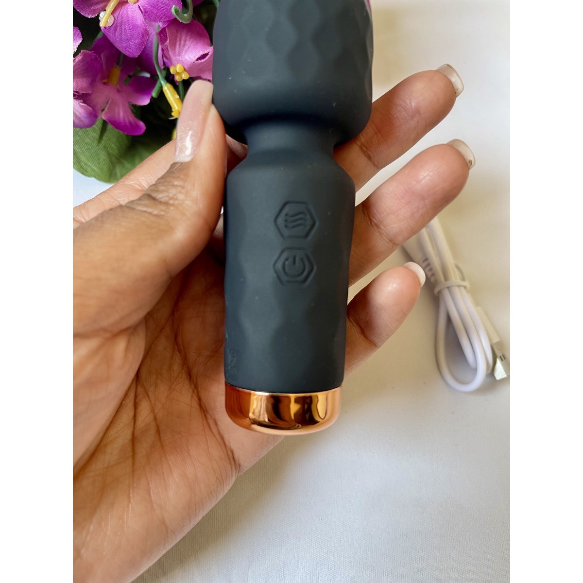 Vibrador Estimulador Mini Varinha 10 Vibrações