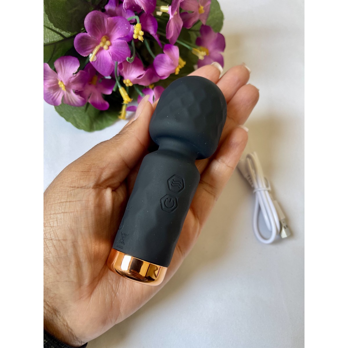 Vibrador Estimulador Mini Varinha 10 Vibrações