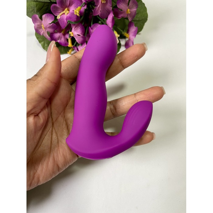 Vibrador Ponto G com Dedilhar e Vibração 9 Modos Recarregável 