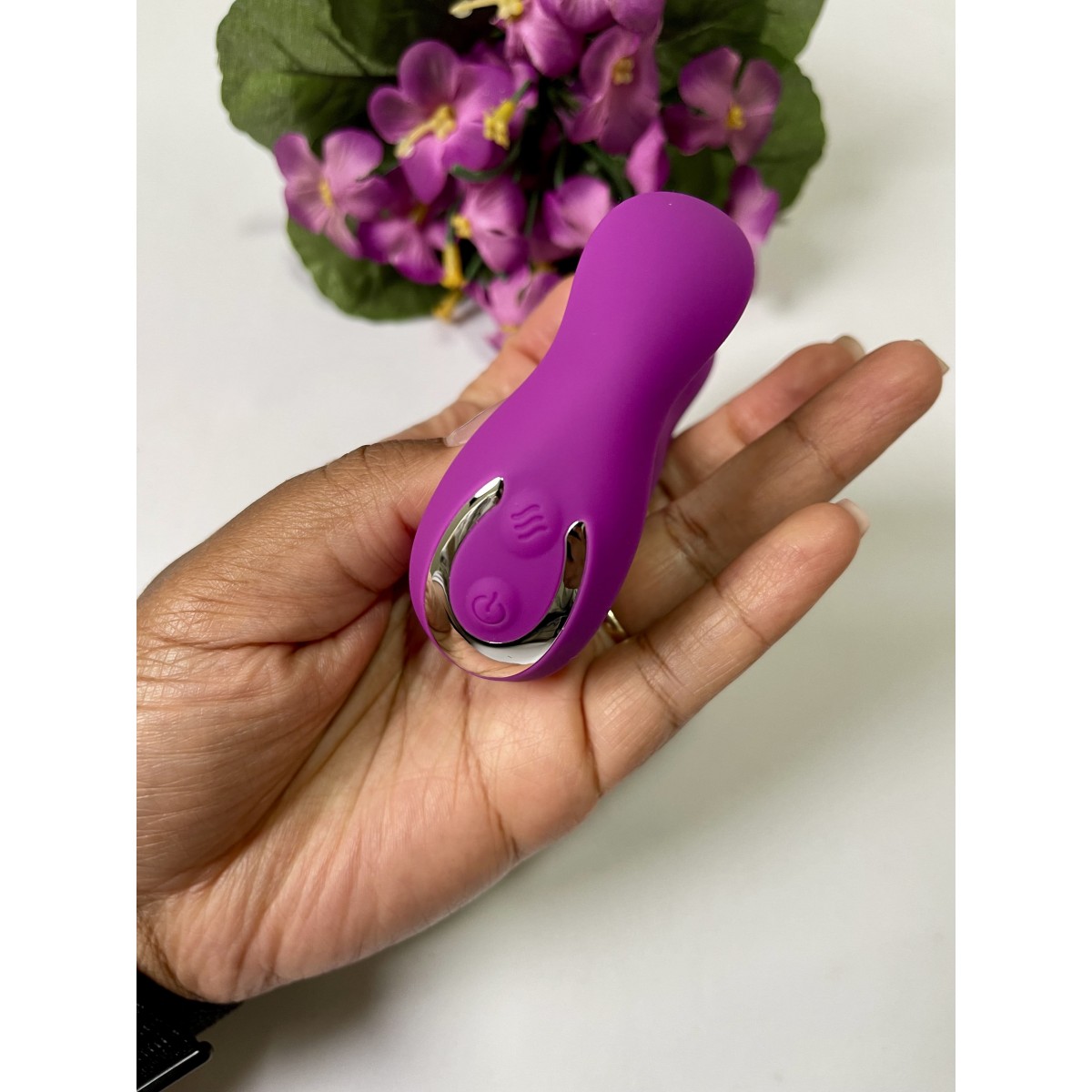Vibrador Ponto G com Dedilhar e Vibração 9 Modos Recarregável