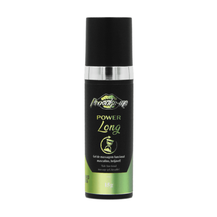Gel Retardante Masculino Beijável Power Long 15g