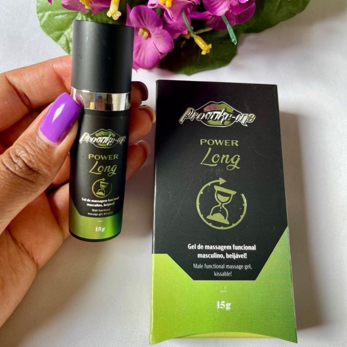 Gel Retardante Masculino Beijável Power Long 15g
