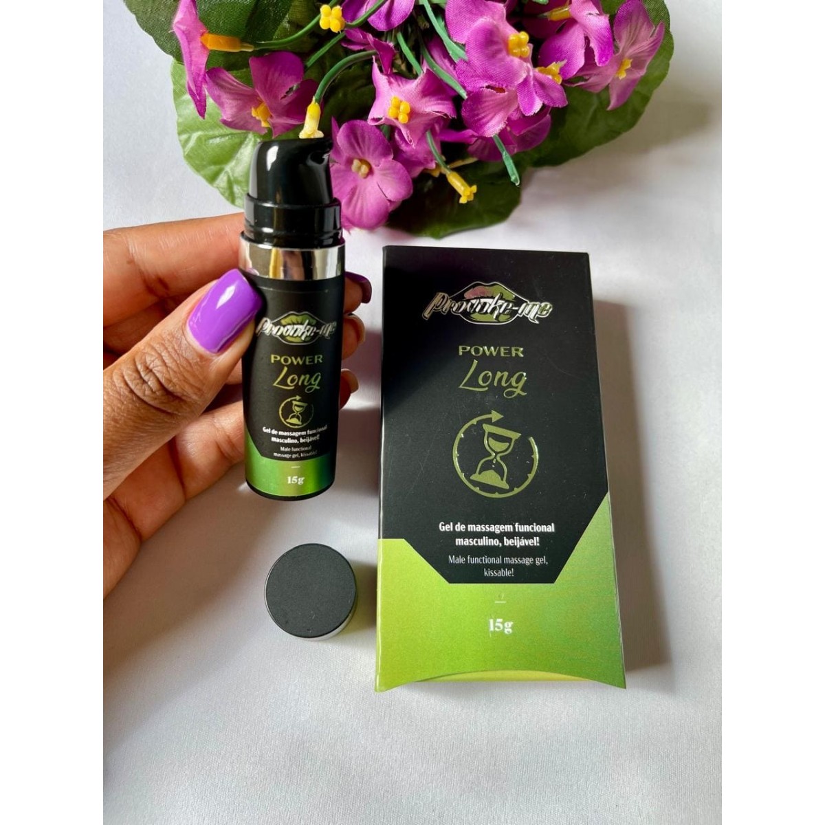 Gel Retardante Masculino Beijável Power Long 15g