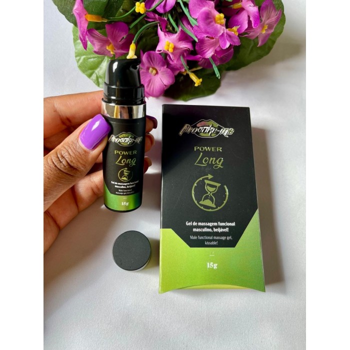 Gel Retardante Masculino Beijável Power Long 15g