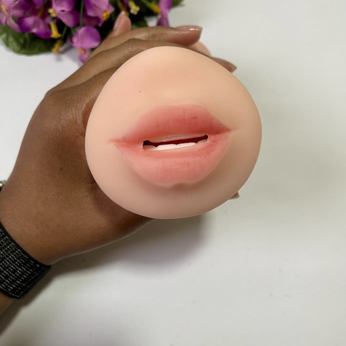 Masturbador Masculino Duplo Boca e Vagina 